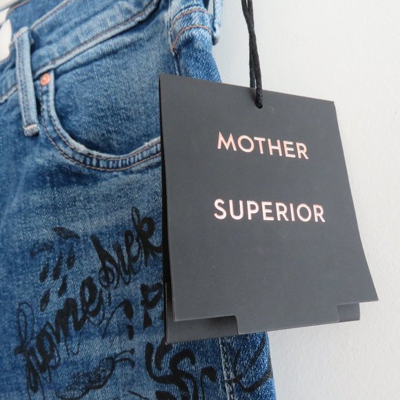 MOTHER SUPERIOR The Scrapper Cuff Ankle Fray NWT - Picture 4 of 15